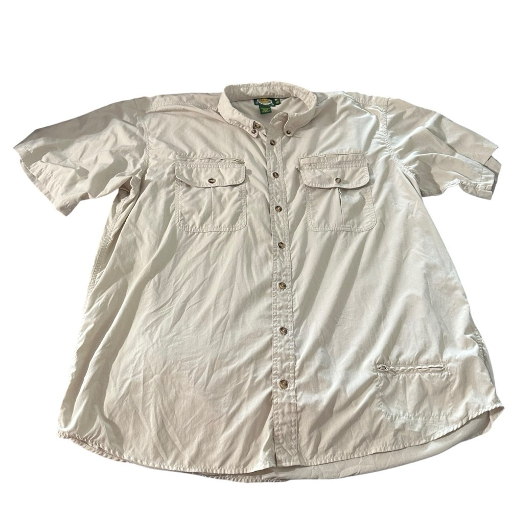 Cabela's Cream Casual Button Down Shirt